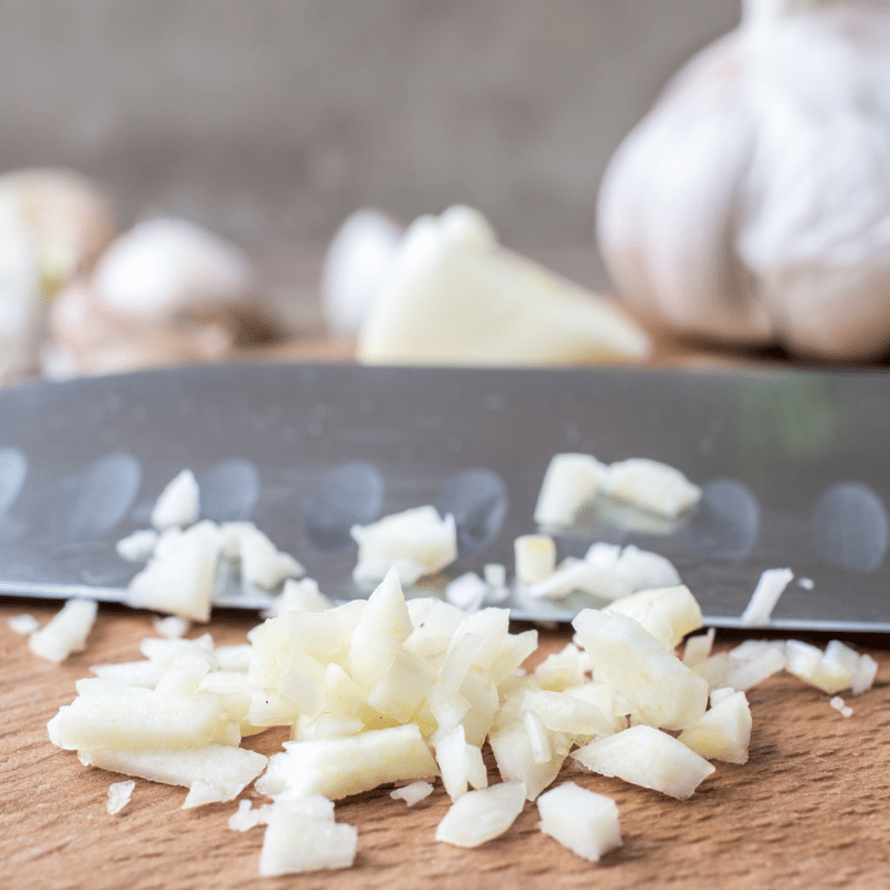 Gung Ho for Garlic Menu the nutritional reset