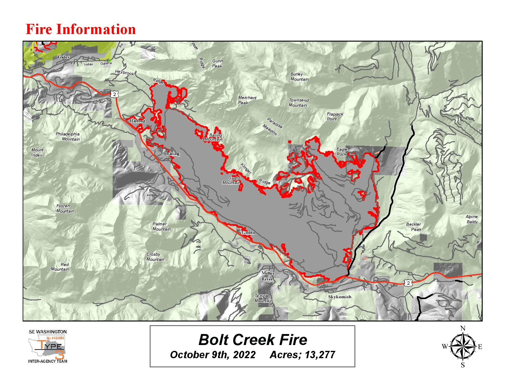 Bolt Creek Fire Sunday Fire Update NW Fire Blog