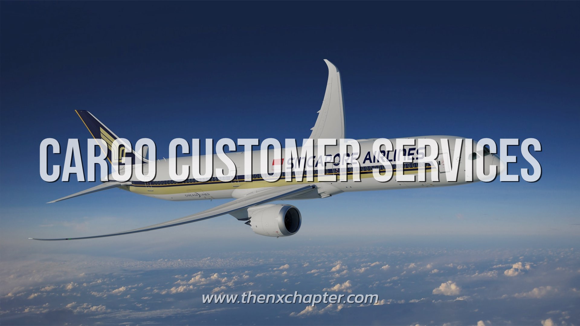 Singapore Airlines รับสมัคร Cargo Customer Service Assistant / Officer The NX Chapter
