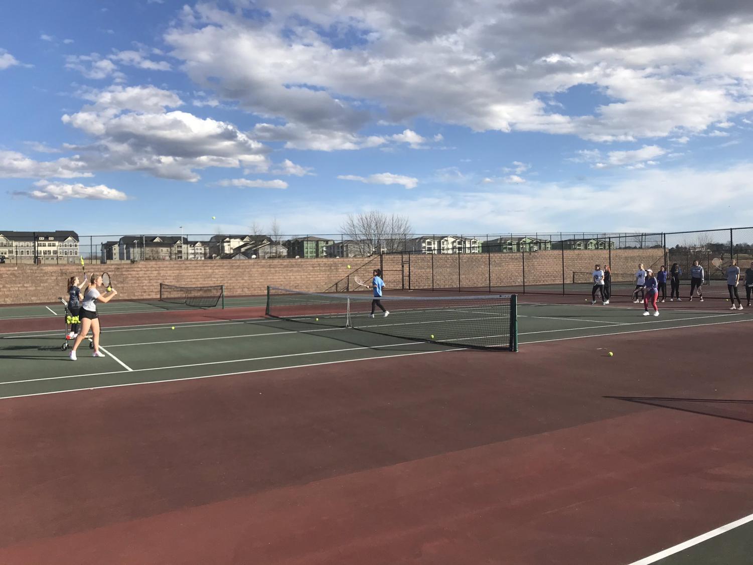 The tryouts for Girls Tennis The Oakdale Post