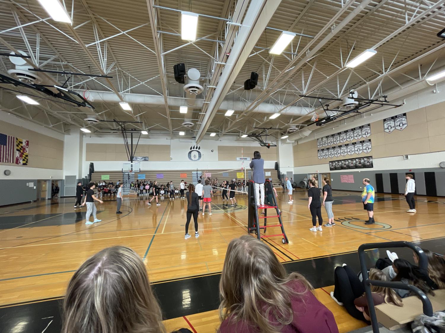 Oakdale Brings Back Annual Teachers Vs. Staff Volleyball Tournament