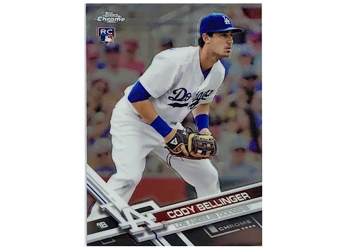 Cody Bellinger 2017 Topps Chrome rookie card The OC Dugout