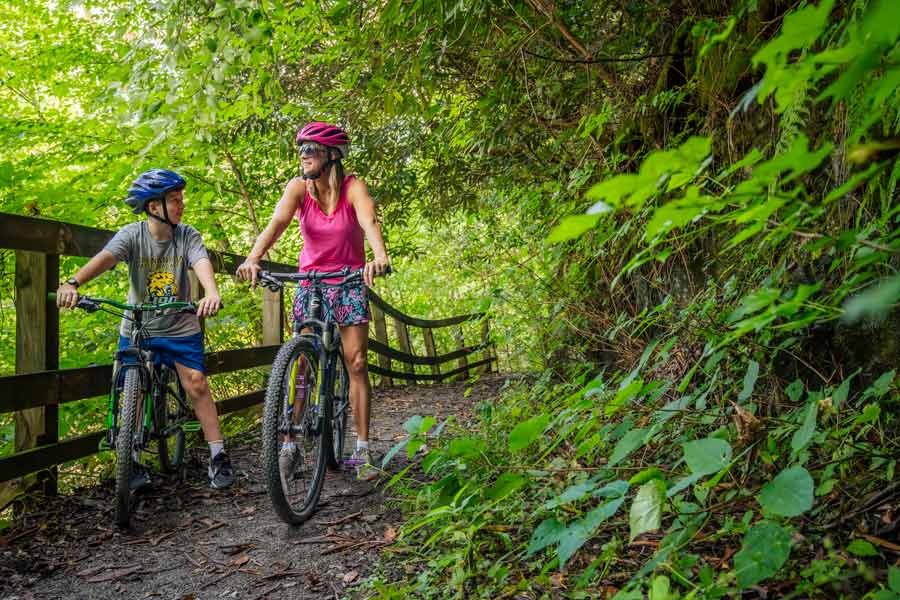 Best Mountain Biking in Tennessee is near the Ocoee River
