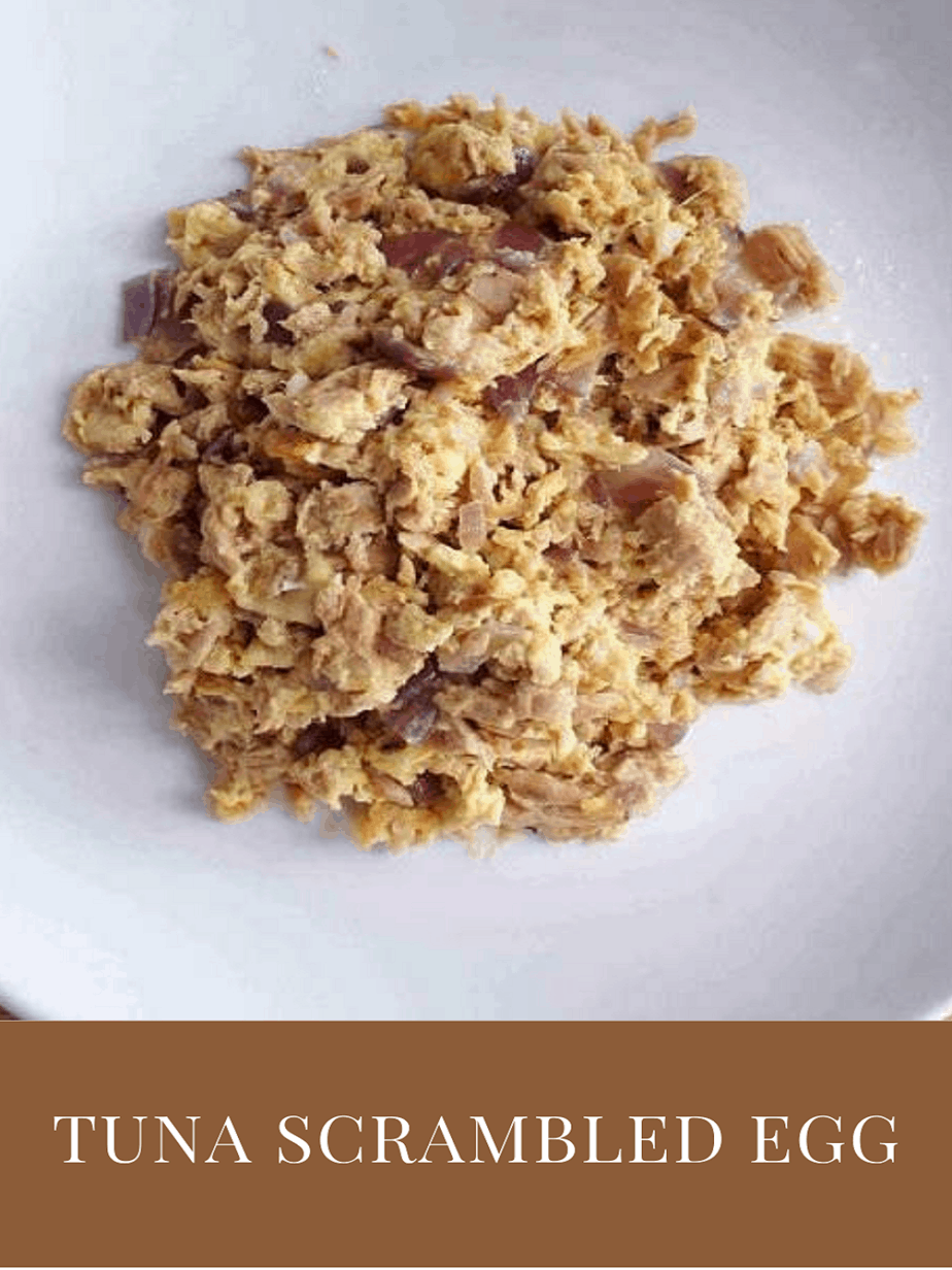 Scrambled Egg with Tuna Story Story The Odehlicious