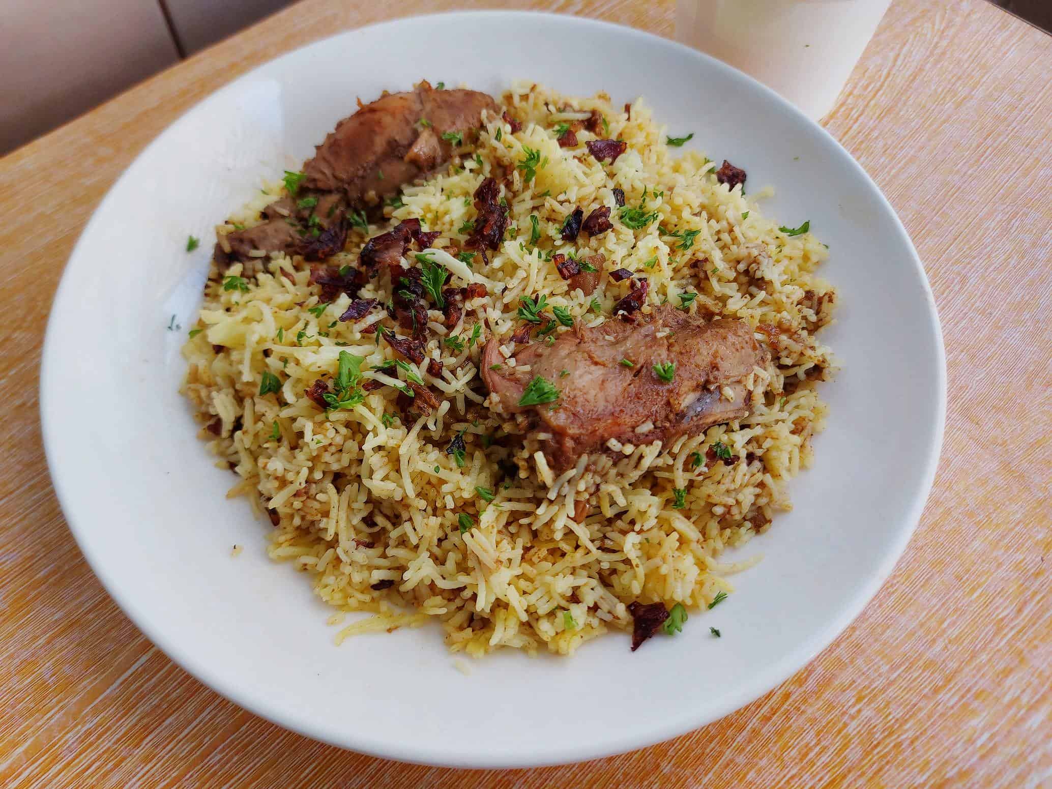 Chicken Arabic Biryani Recipe The Odehlicious