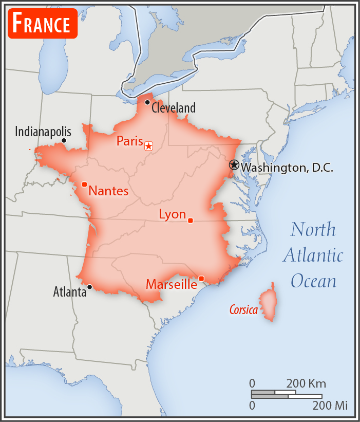 France Geography 2020, CIA World Factbook