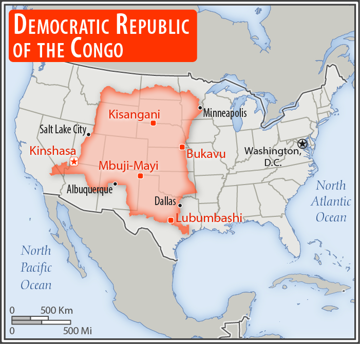 Congo, Democratic Republic Of The Geography 2018, CIA World Factbook