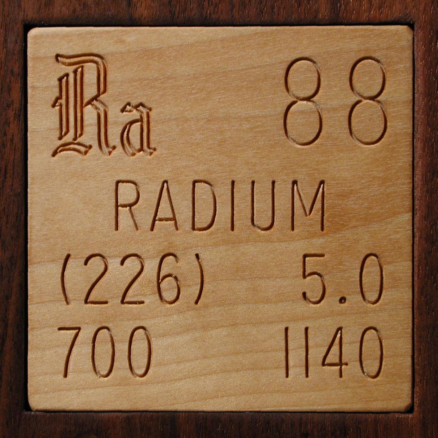 Facts, pictures, stories about the element Radium in the Periodic Table