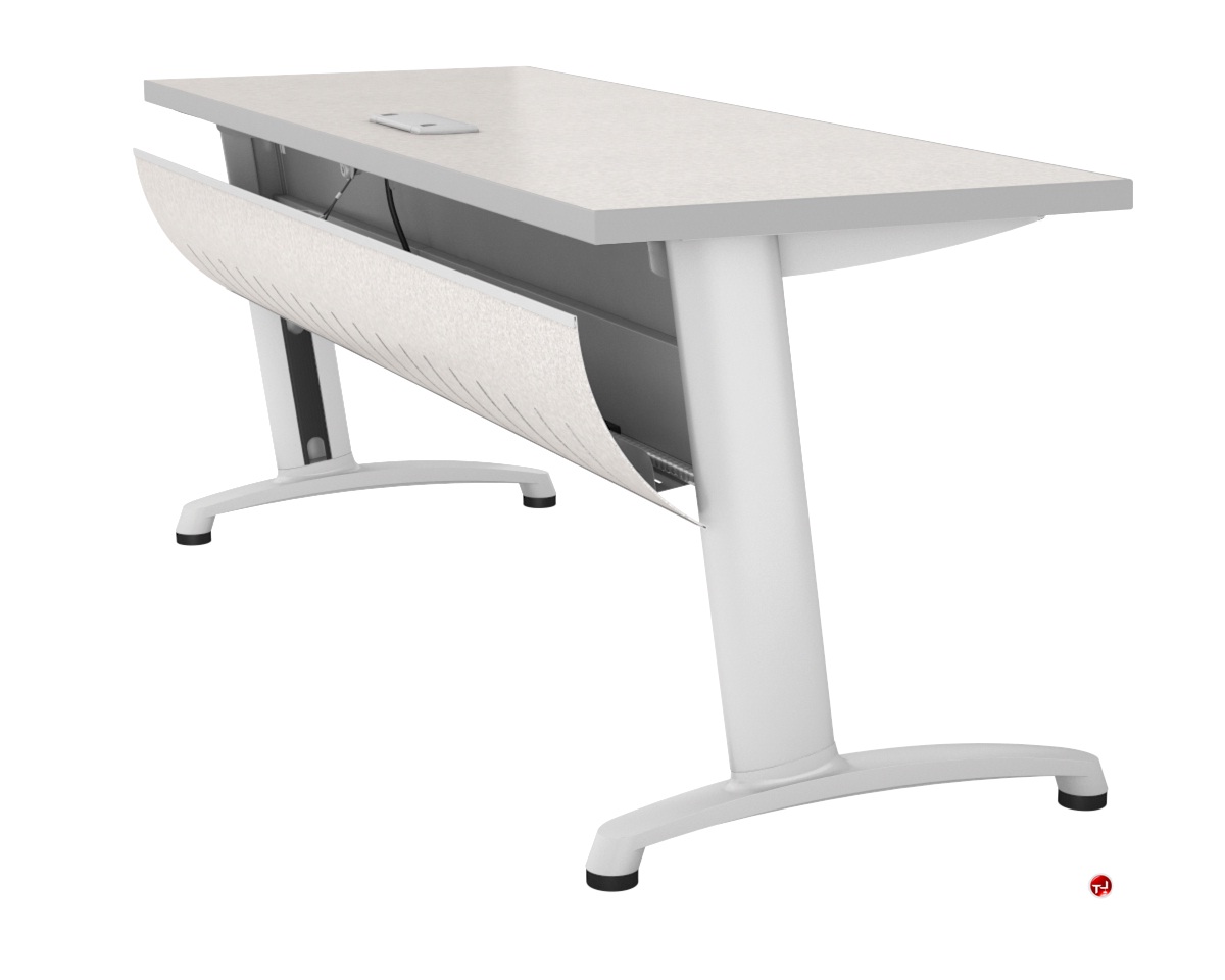 The Office Leader. Abco Z Series 24" x 72" Training Table, Locking