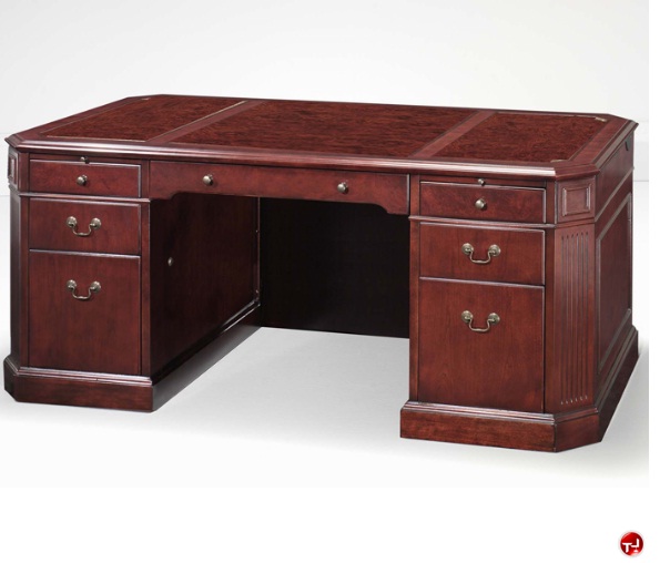 The Office Leader. 13131 Traditional Veneer Executive Office Desk