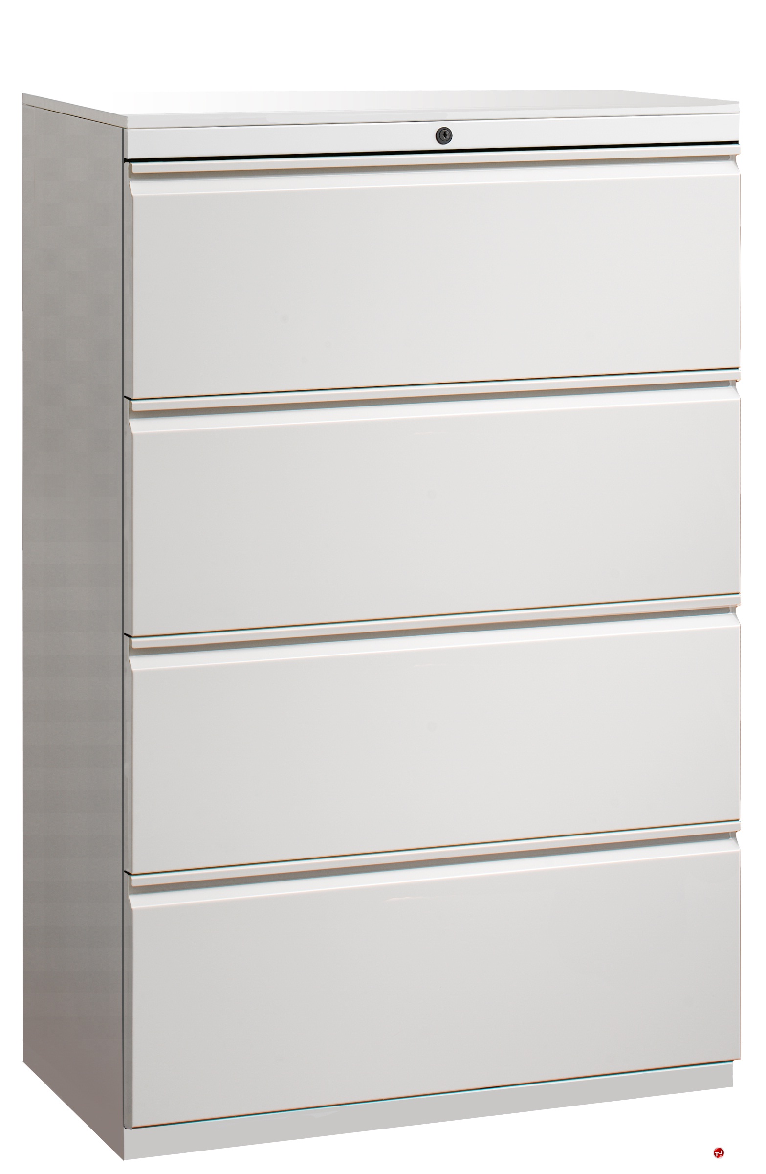 The Office Leader. 4 Drawer Trace Lateral File Storage Steel 36"W