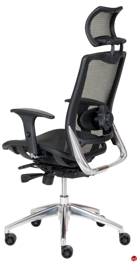 The Office Leader. Milo High Back Ergonomic Mesh Office Task Chair,Headrest