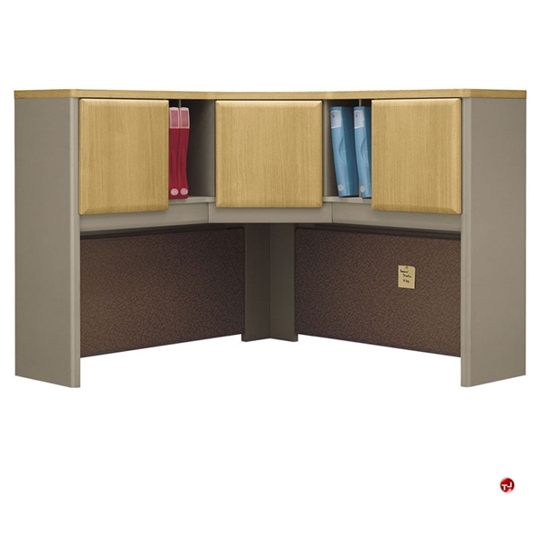 The Office Leader. Bush Series A WC14367, 48" Corner Overhead Storage
