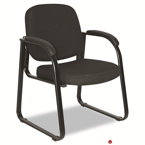 The Office Leader. Sled Base Guest Visitor Arm Thick Padded Chair