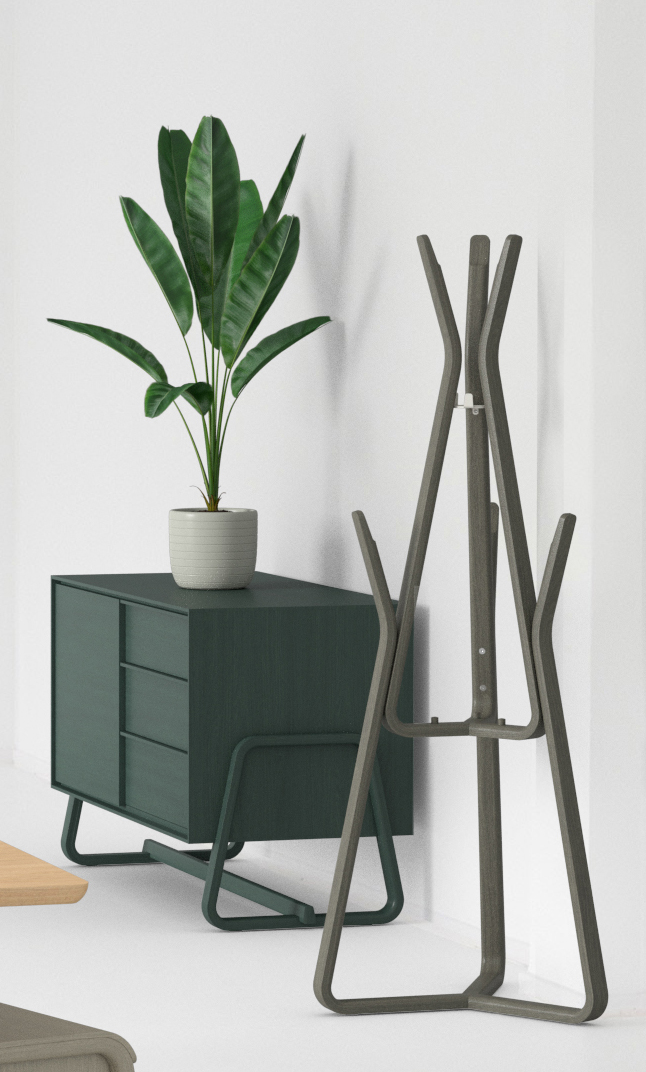 Designer Office Coat Stand Theo Furniture UK