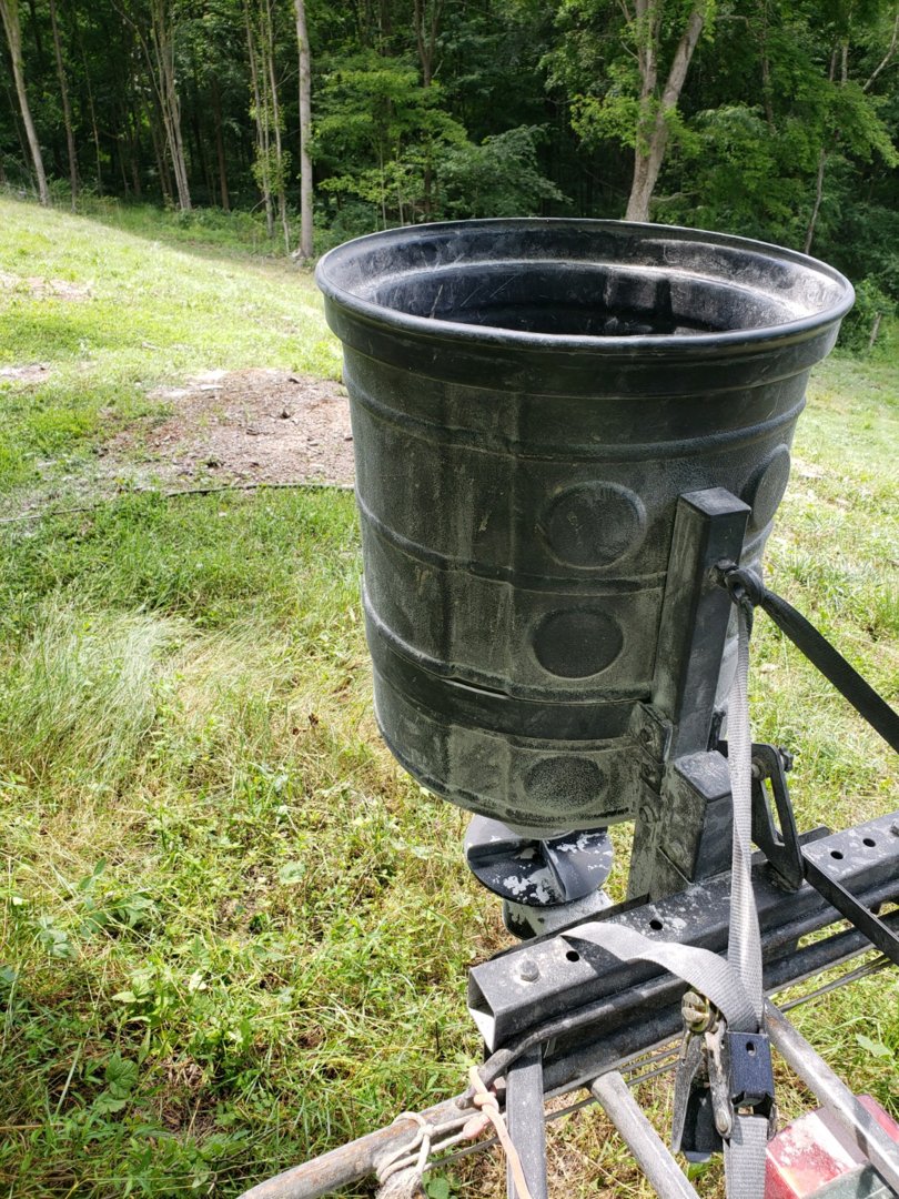 Easy AG Lime via ATV Spreader Yes it's a thing! The Ohio Outdoors