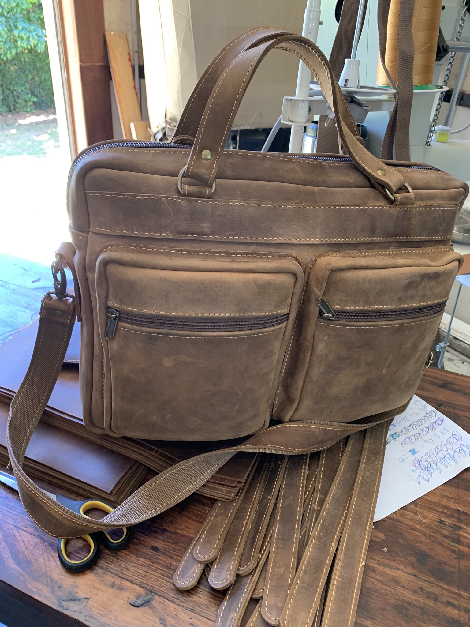 Rugged Laptop Bag to The Oldfangled Leather Co