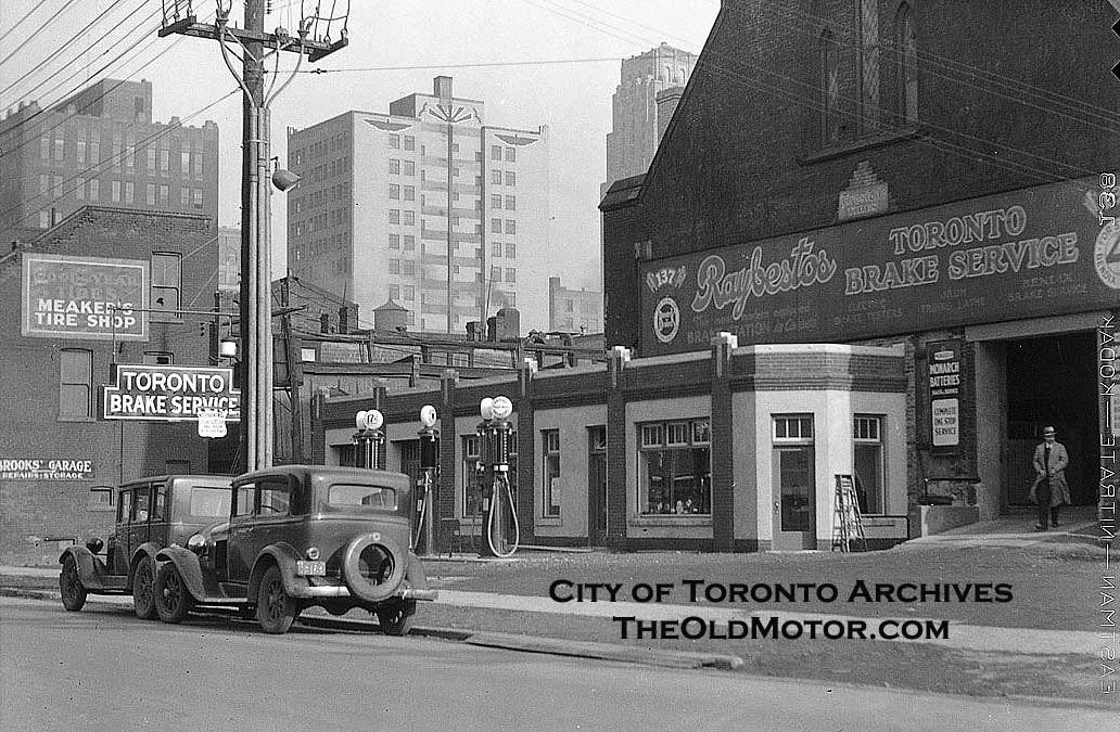 Gas and Service Stations in Toronto, Canada circa 1930 The Ford Barn