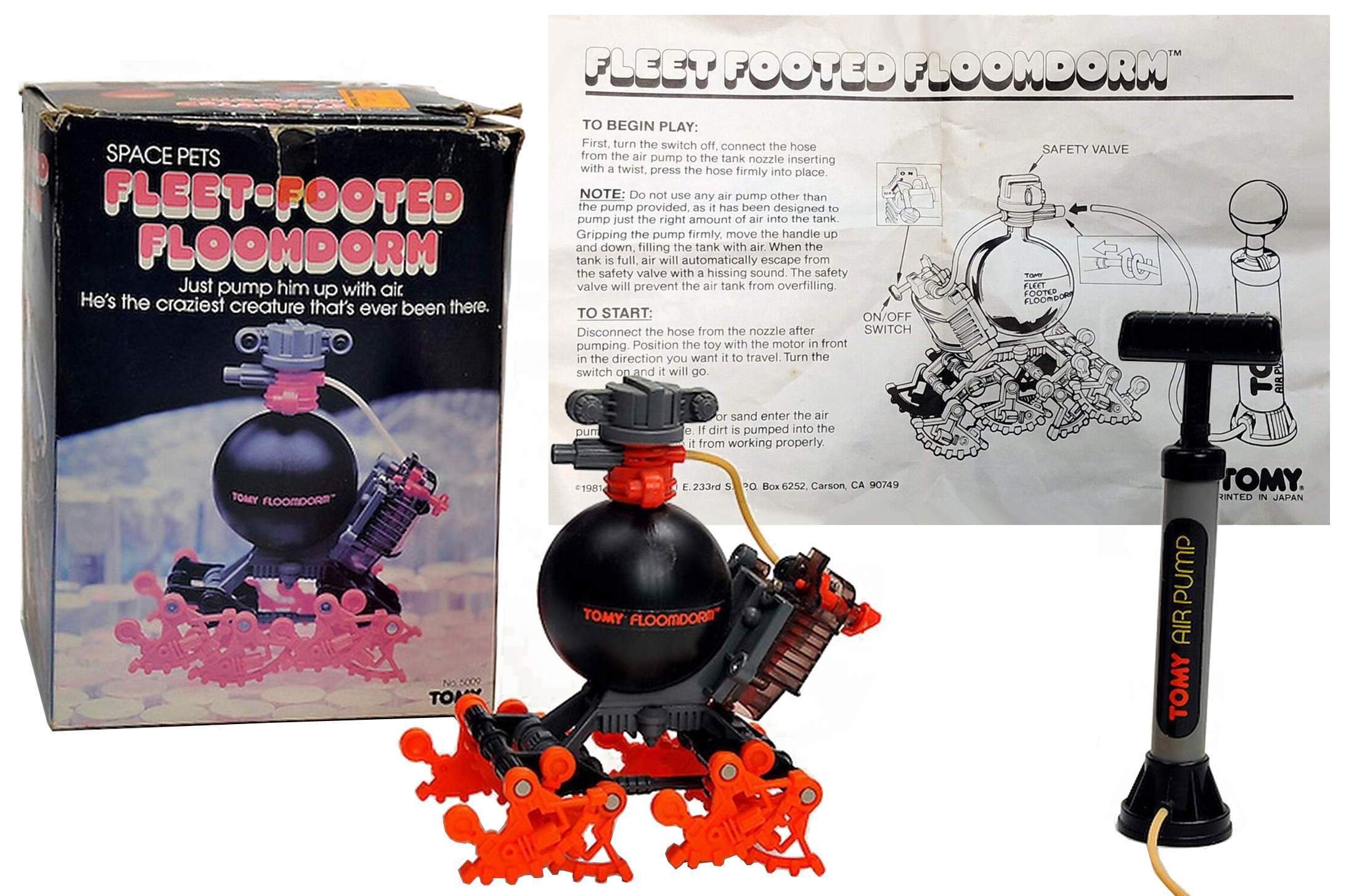 Fleet Footed Foomdorm by Tomy The Old Robot's Web Site