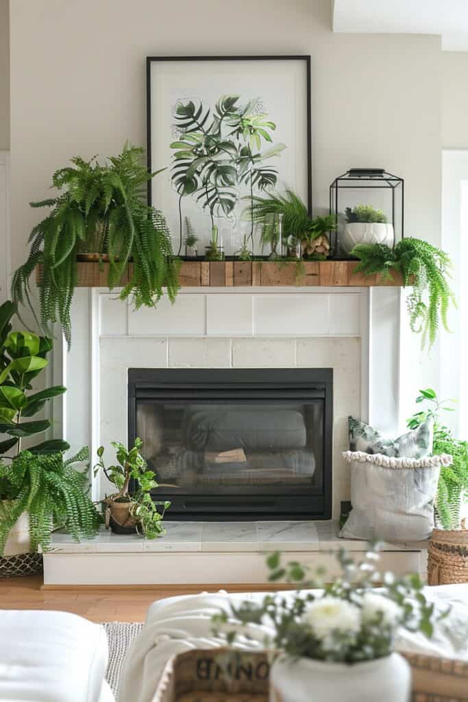 12 Lovely Summer Mantels For Your Fireplace The Olive Branch Nest
