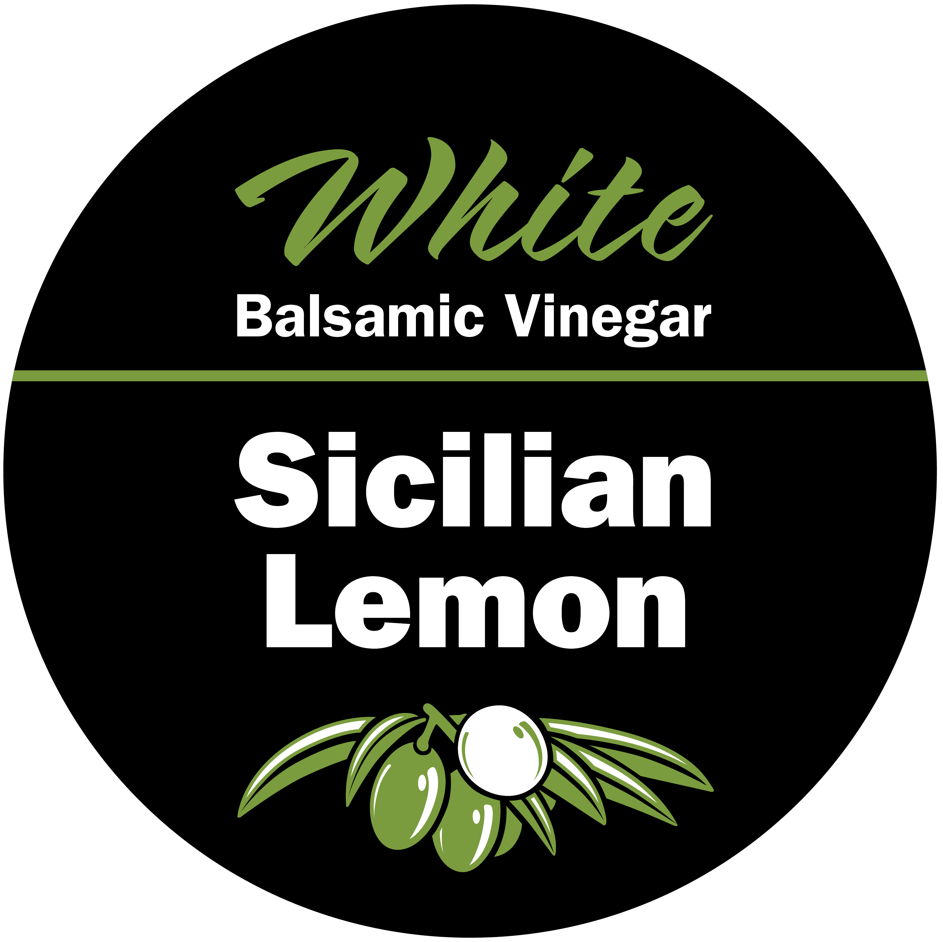 Sicilian Lemon White Balsamic Vinegar The Olive Experience