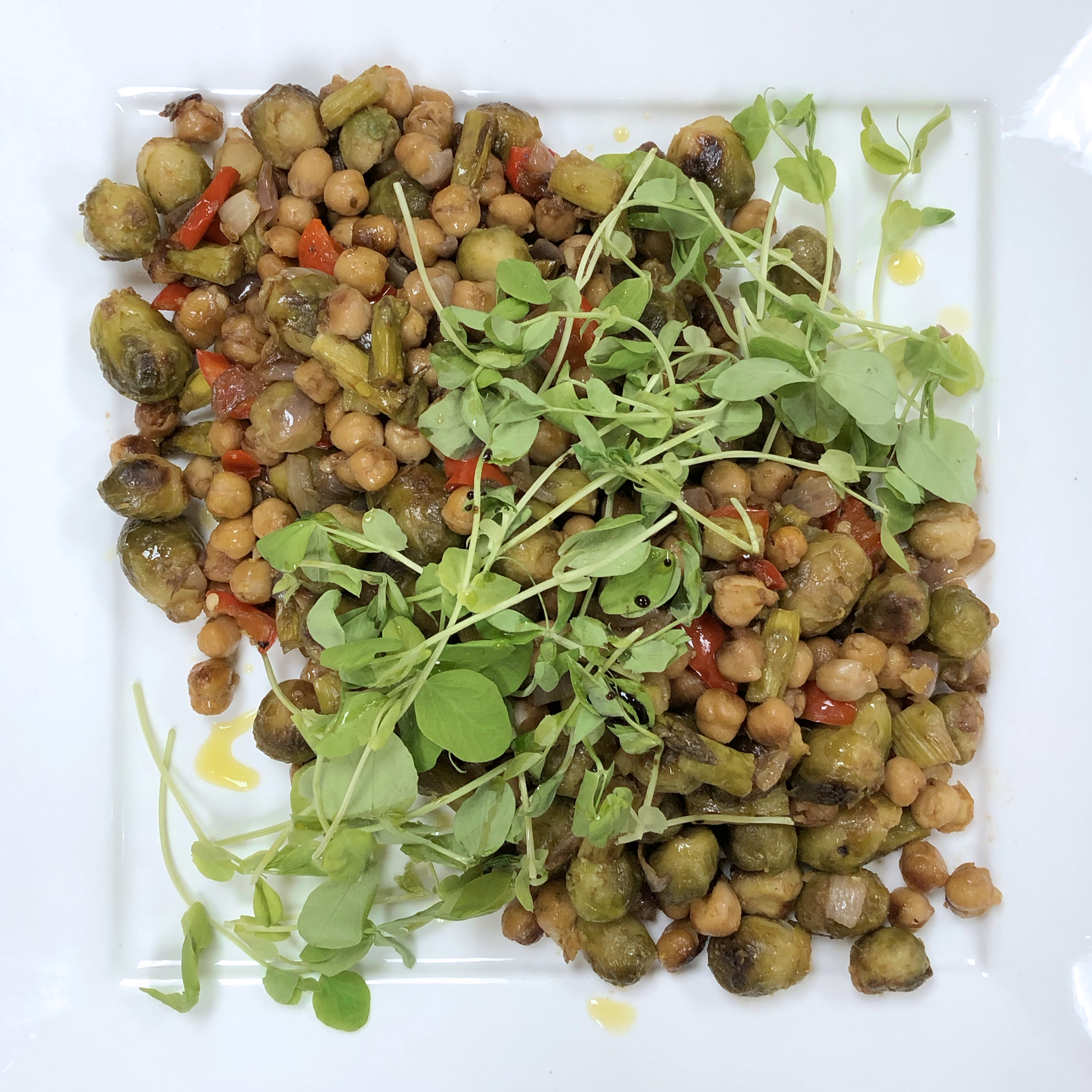 Balsamic Roasted Vegetables with Garbanzo Beans The Olive Experience