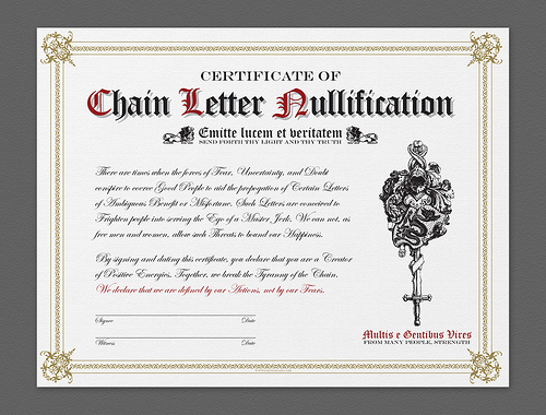 Chain Letters are Making a Comeback The Olive Gal