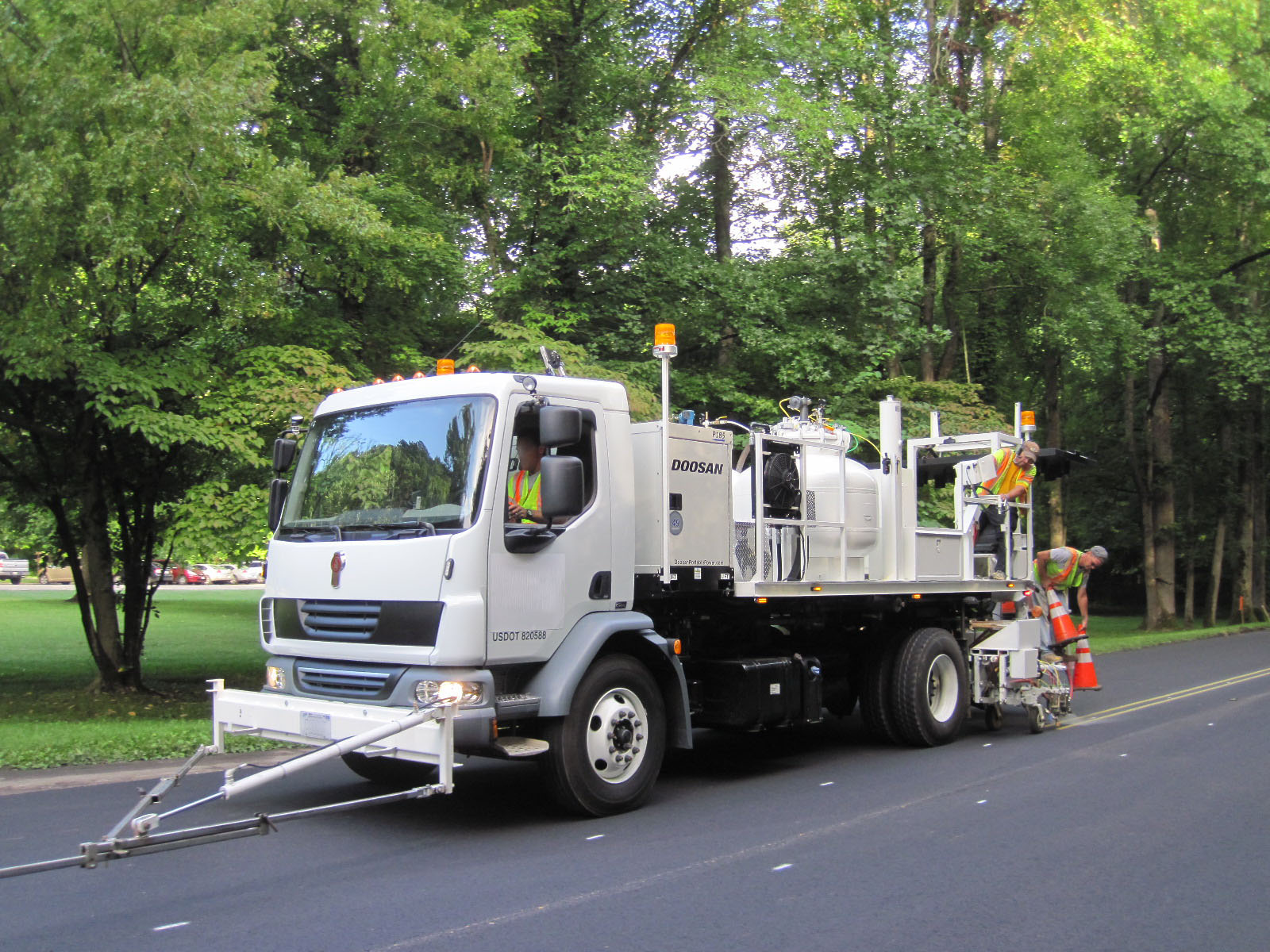 Park to conduct road striping operations The Cherokee One Feather
