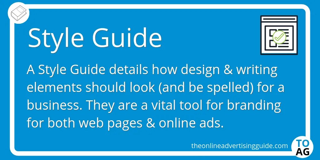 Style Guide The Online Advertising Guide