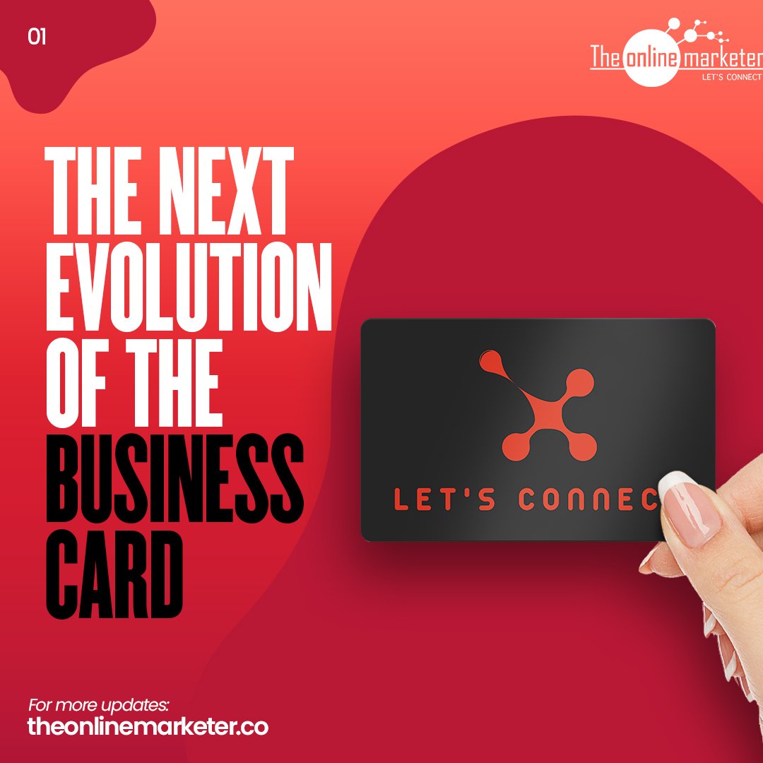Gat A Fantastic Let's Connect NFC Business Card The Online Marketer