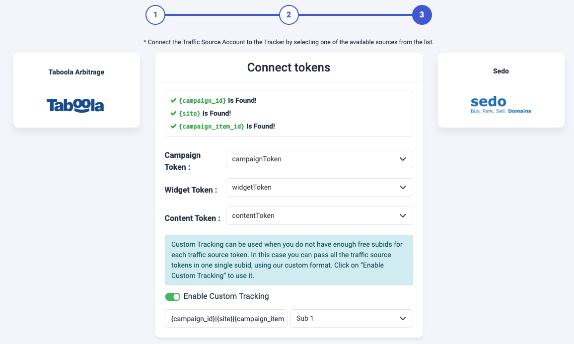 Sedo Integration TheOptimizer Help Center