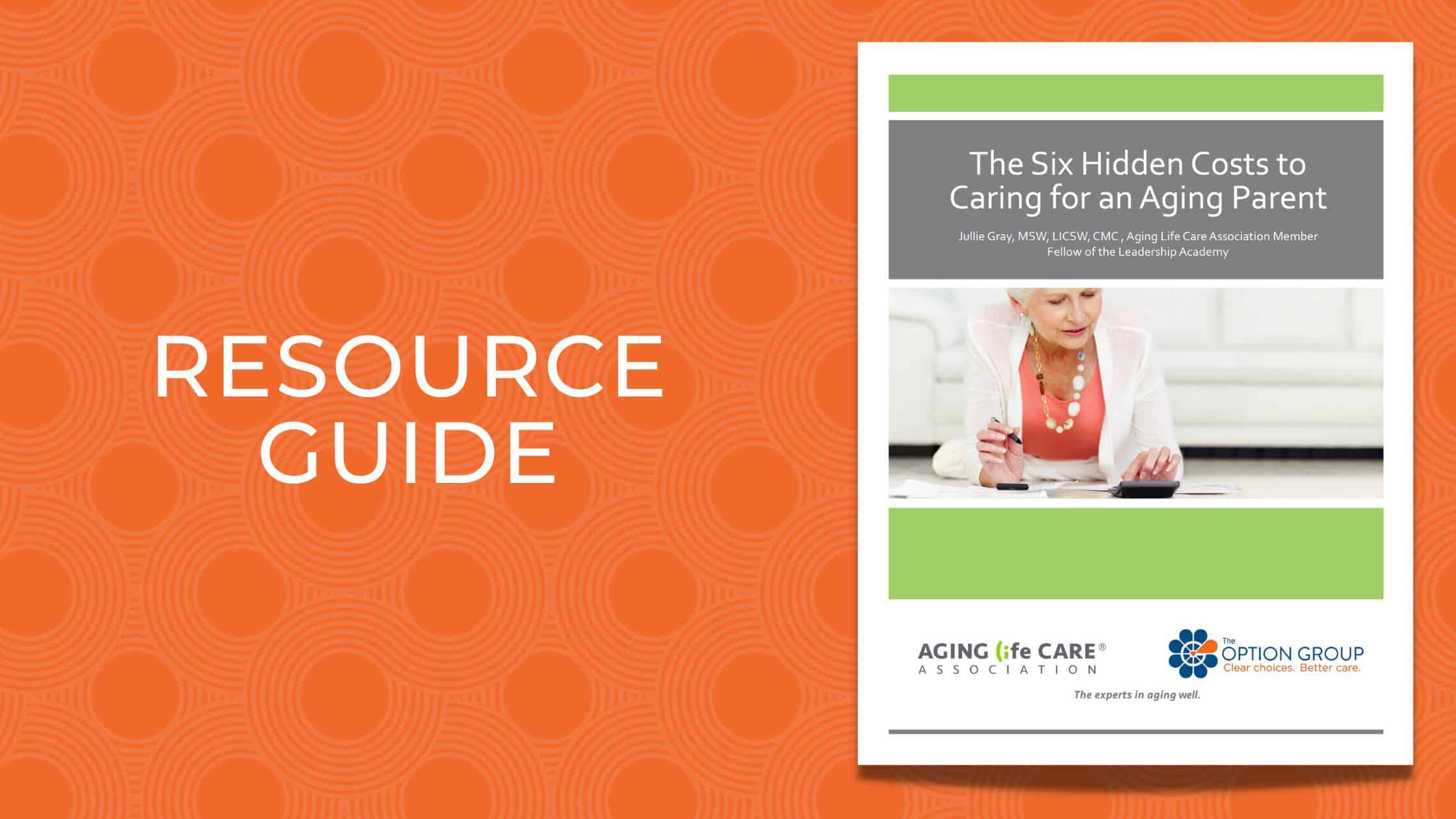 The Six Hidden Costs of Caring for an Aging Parent The Option Group