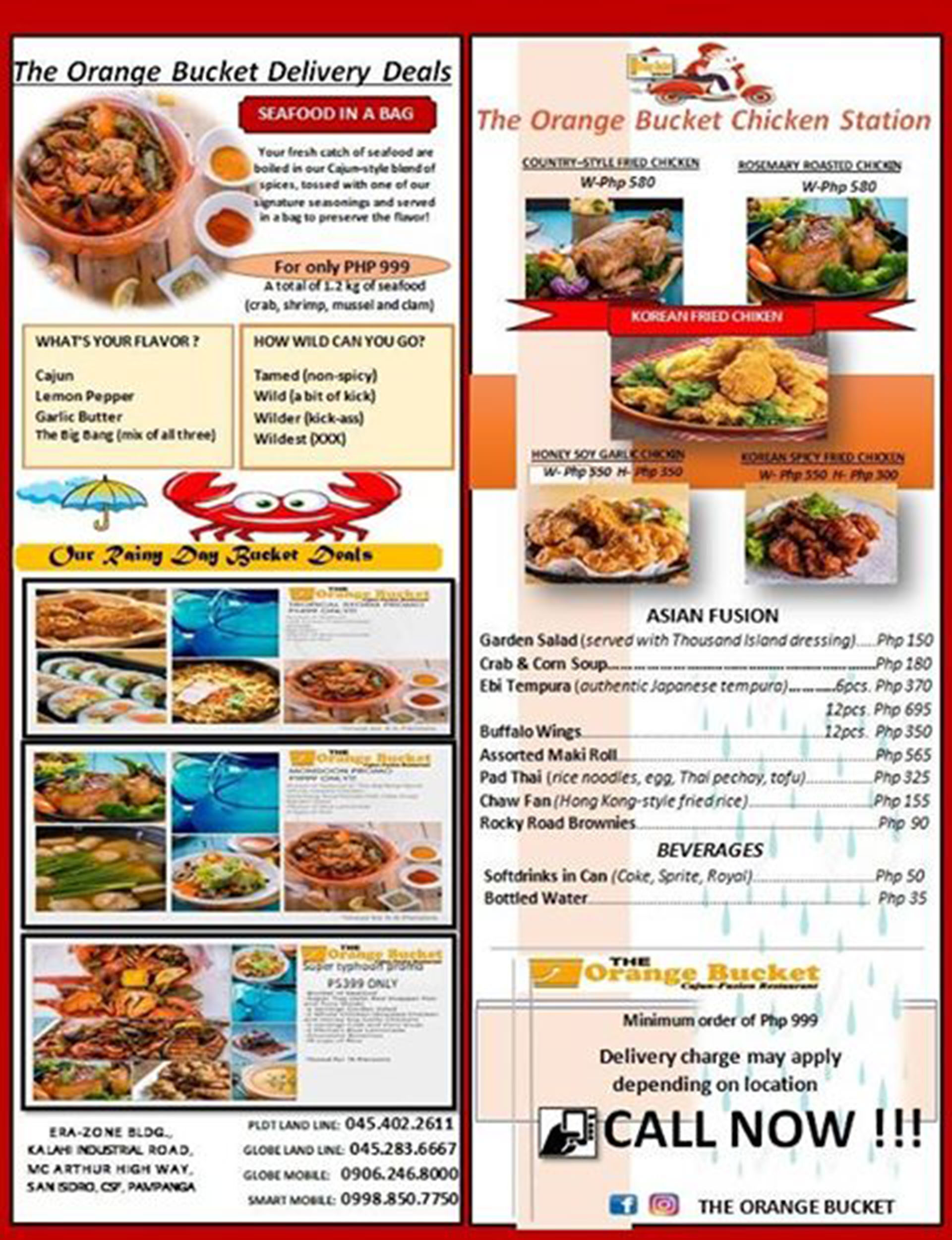 Delivery The Orange Bucket