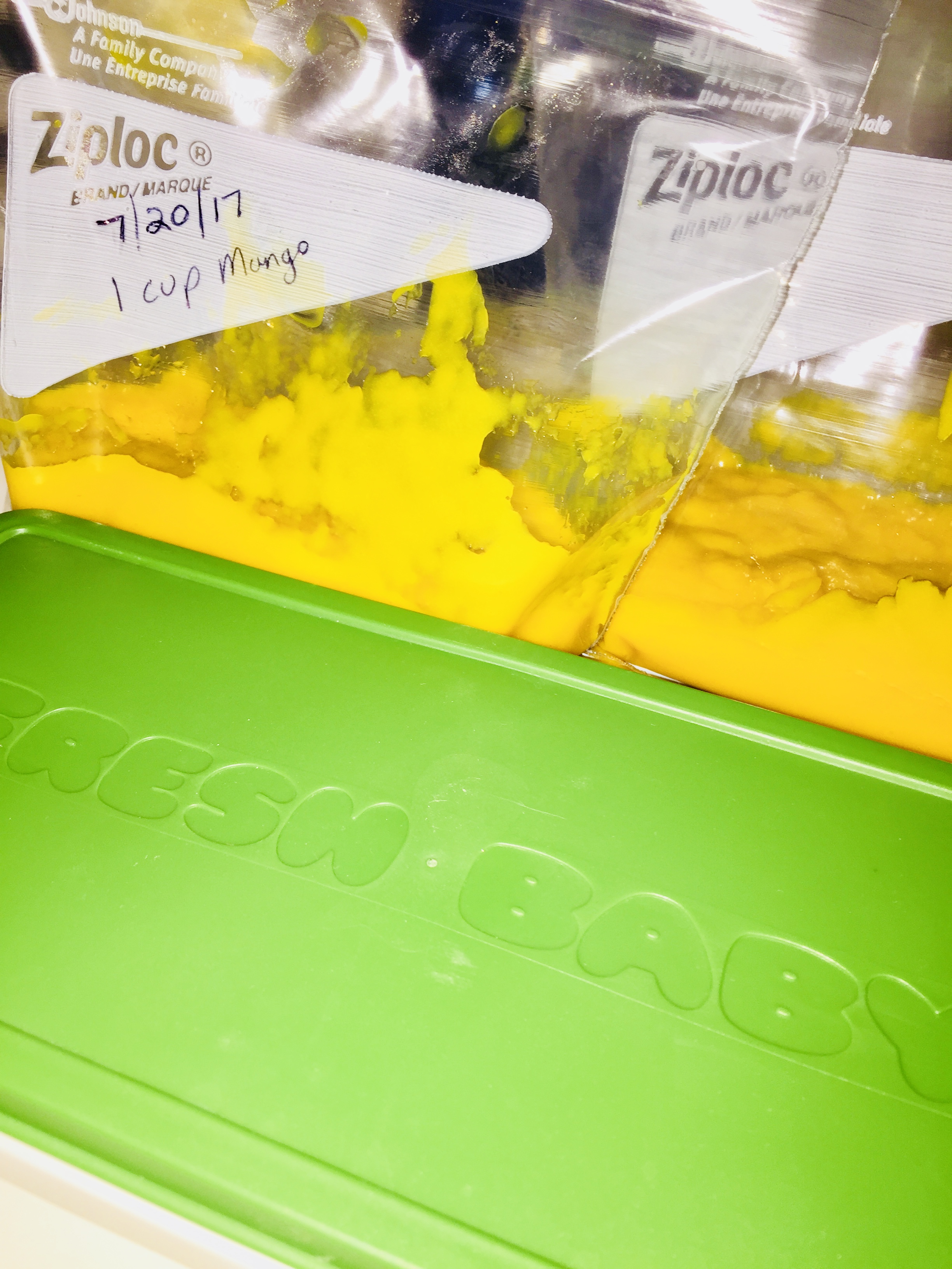 Freezing Mango Puree! The Organic Goat Lady