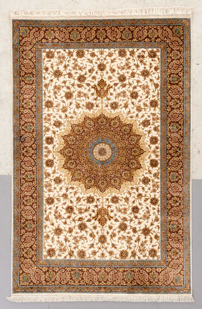 Classic Silk Carpets Four Persian and Oriental Carpets The