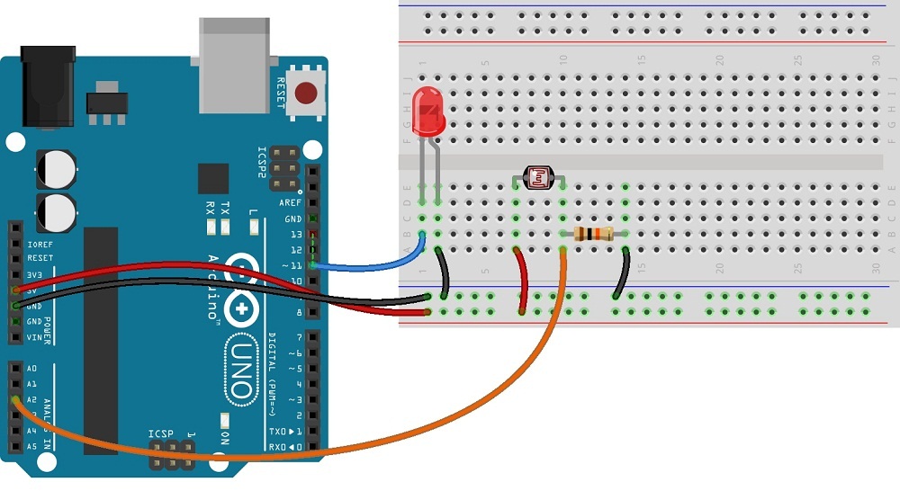 Ldr Sensor Circuit Diagram