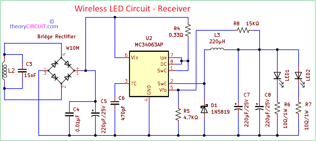 Simple Wireless LED Circuit