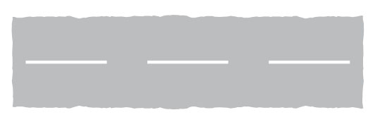 Which of these is a hazard warning line? Theory Test Monster