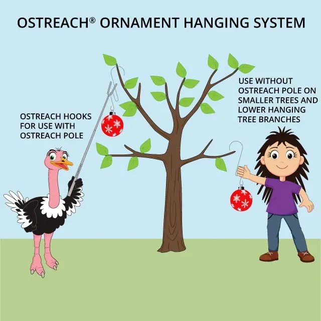 Hooks For Large Outside Ornaments OSTREACH