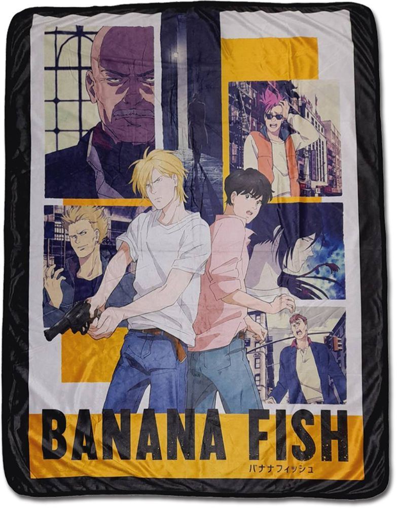 Banana Fish Group (Throw Blanket) The Otaku Market