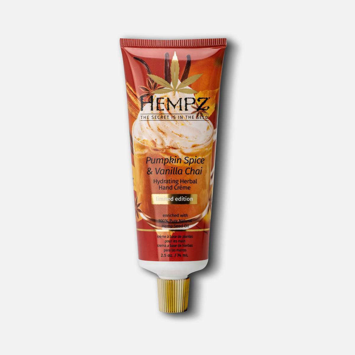 Hempz Pumpkin Spice & Vanilla Chai Herbal Hand Creme The Other Path CBD