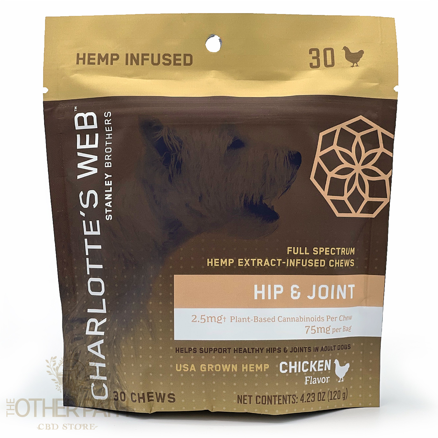 Charlotte’s  Hip & Joint Dog Chews The Other Path CBD