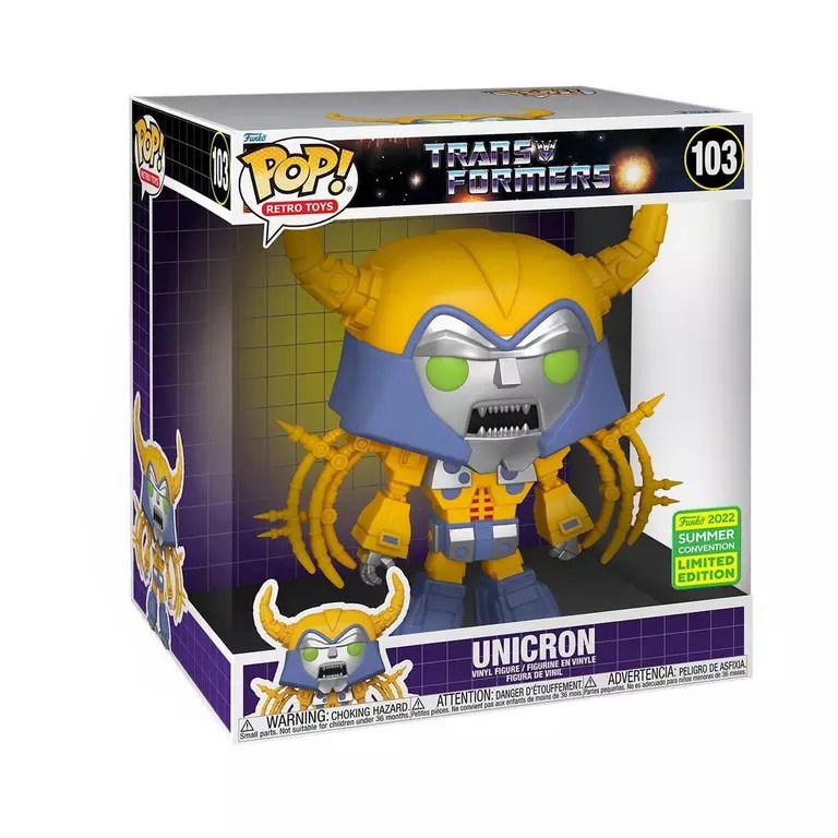 Funko POP Retro Toy Transformers Unicron Revealed at SDCC 2022