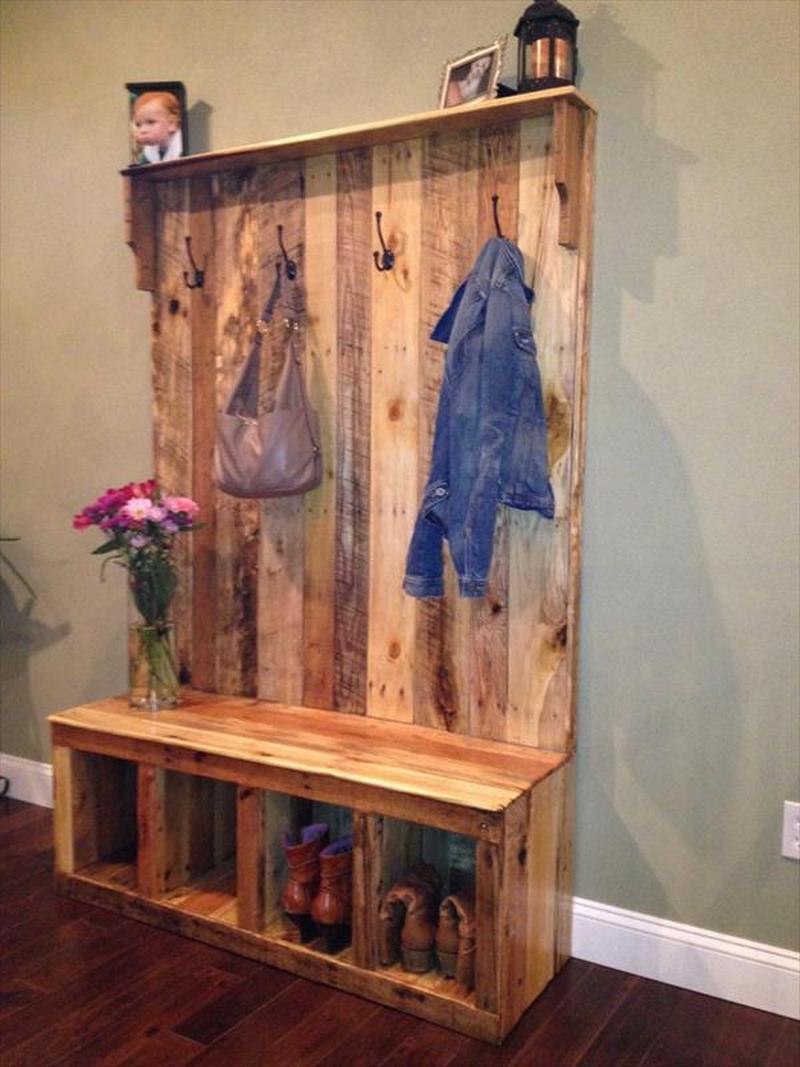 Pallet Entryway Bench The OwnerBuilder Network