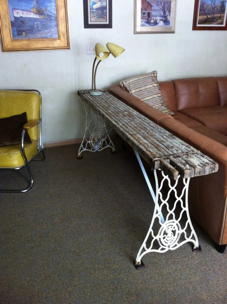 Creative ways to reuse your old sewing machine table The Owner
