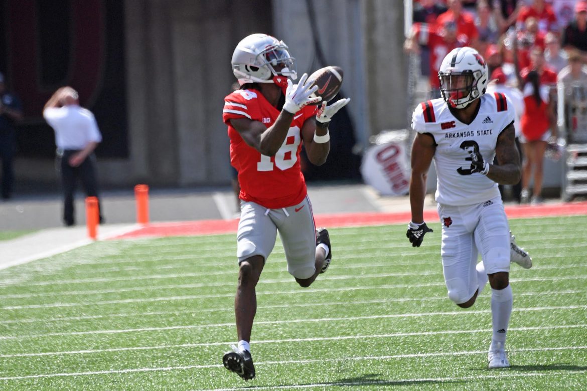 Marvin Harrison Jr. Named Big Ten CoOffensive Player of the Week The(022)
