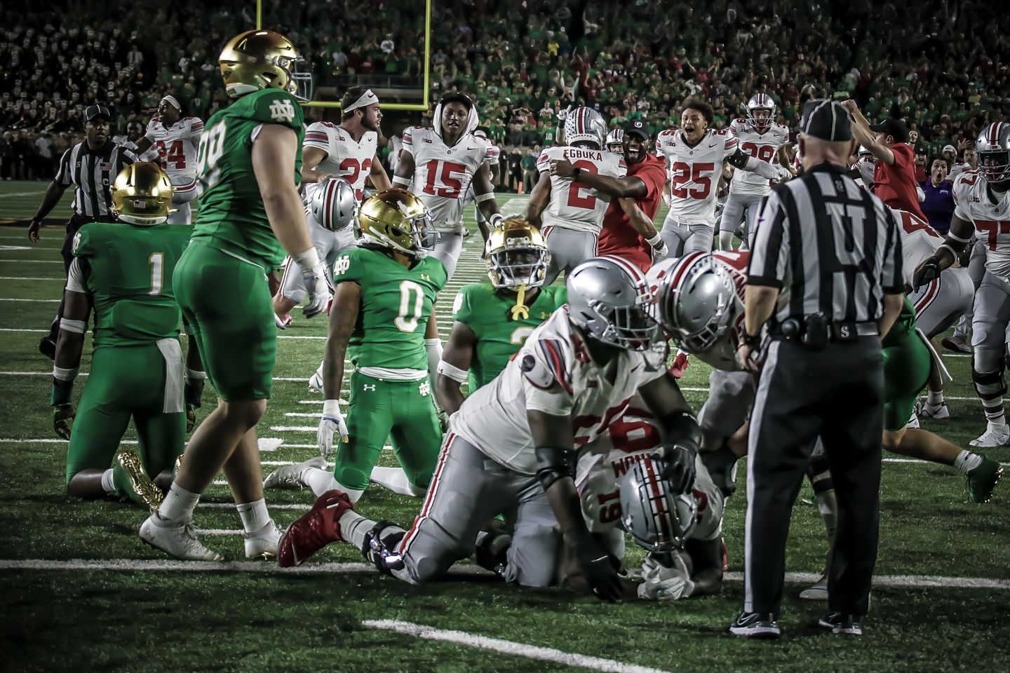 One Yard, One Second Ohio State Wins at Notre Dame 1714 TheOzone