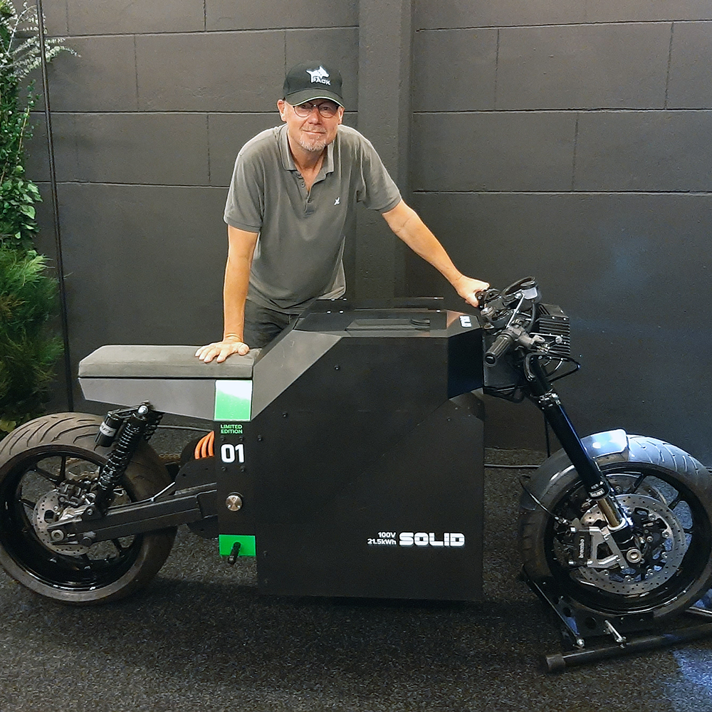 Leader of THE PACK launches for electric motorcycle