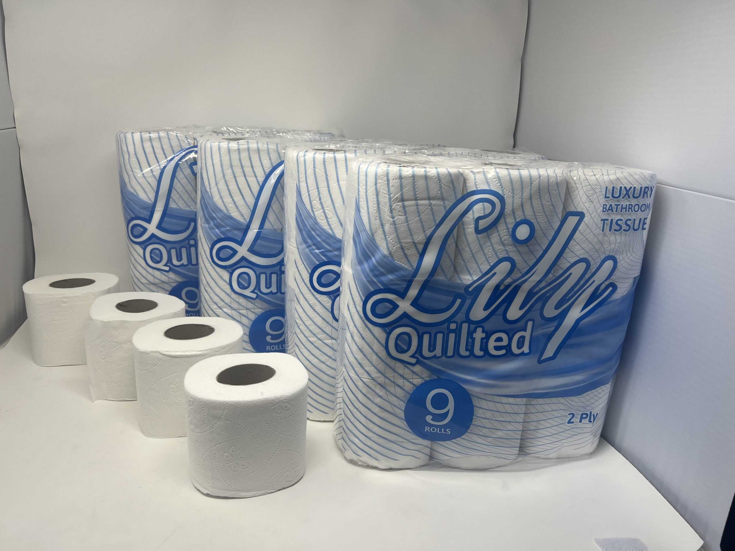 Lily Quilted Luxury Bathroom Toilet Tissue Rolls