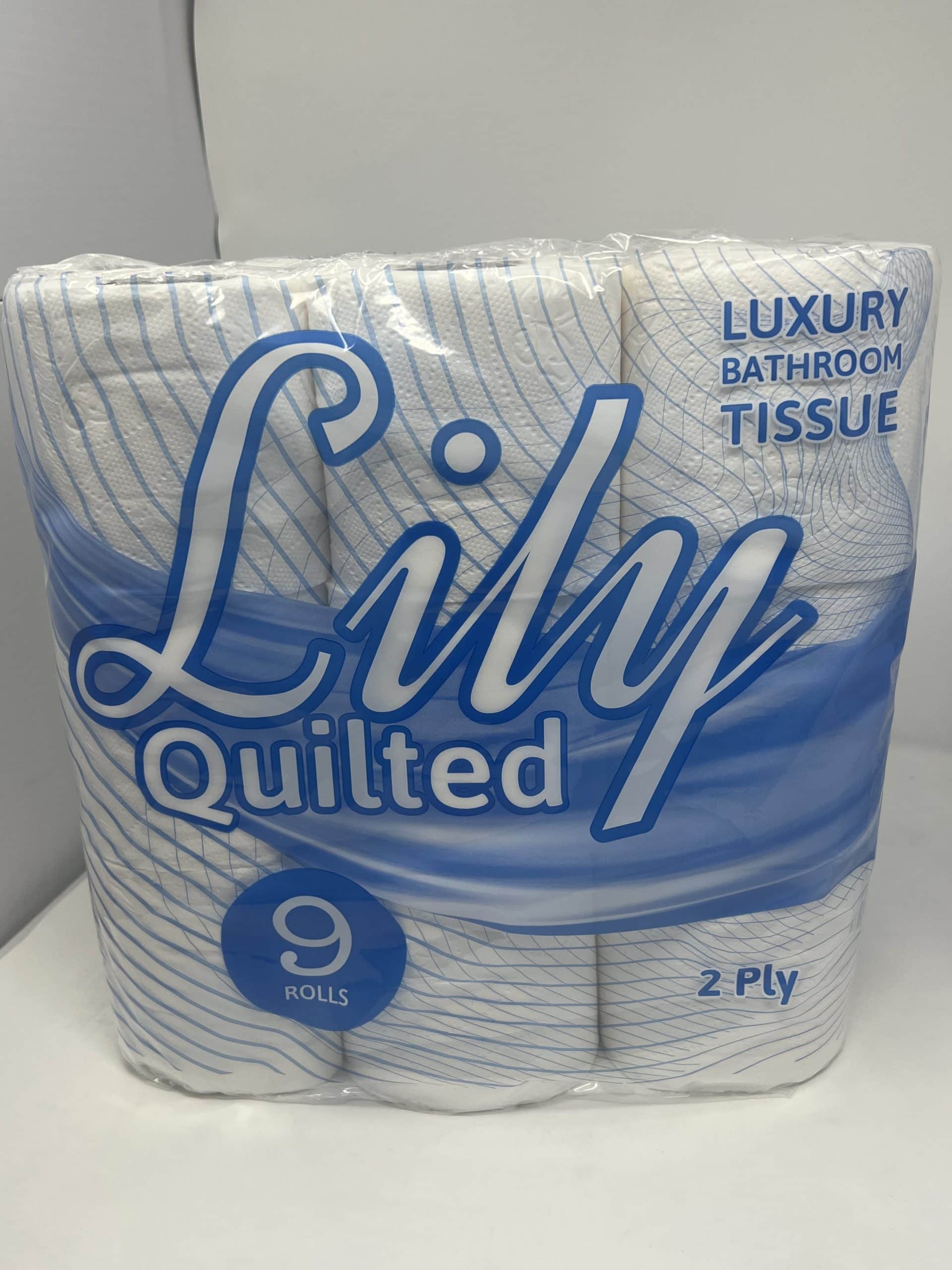 Lily Quilted Luxury Bathroom Toilet Tissue Rolls